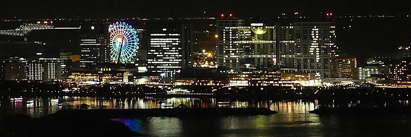 東京臨海副都心　ライトアップ全景